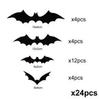 3D PVC Halloween Bats Wall Stickers | The Perfect Seasonal Touch for Your Home — or as a Thoughtful Gift