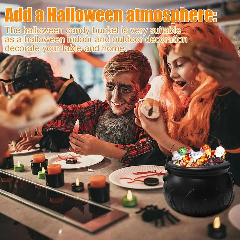 Witch Cauldron Candy Bowl Halloween Decoration Set | Some Decorations Are Just Décor — This One Becomes Part of Your Tradition