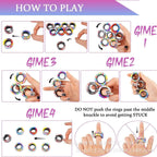 Magnetic Fidget Ring Spinner Set | Satisfying Stress Relief Toy for Adults & Teens