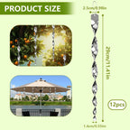 Reflective Bird Deterrent Spiral Rod | Built for British Weather — Durable, Attractive Outdoor Design