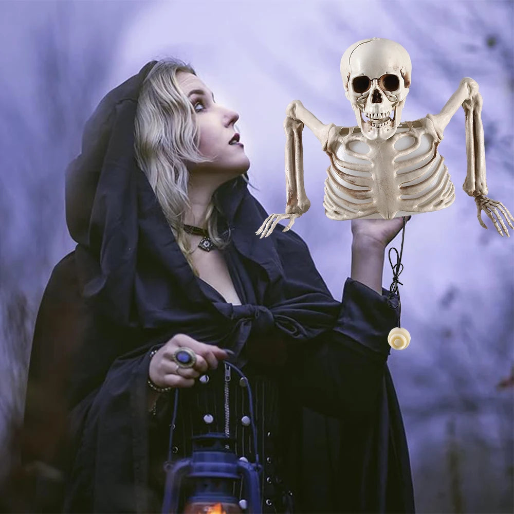 Glowing Skeleton Head Halloween Decoration | The Perfect Seasonal Touch for Your Home — or as a Thoughtful Gift