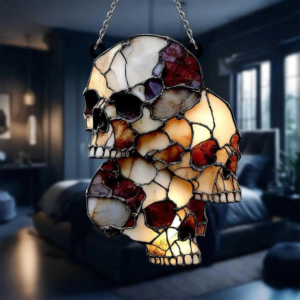 Hanging Skeleton Head Halloween Skull Decoration | The Perfect Seasonal Touch for Your Home — or as a Thoughtful Gift