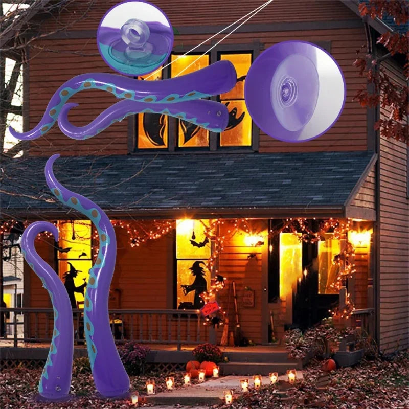 Giant Inflatable Octopus Tentacles Scary Halloween Decorations | Some Decorations Are Just Décor — This One Becomes Part of Your Tradition