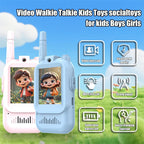 Children's 2-Pack Video Walkie Talkie | Kids Two-Way Radio with Screen for Outdoor Adventures