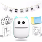 Mini Wireless Bluetooth Thermal Label Printer | Portable No-Ink Label Maker for iOS & Android