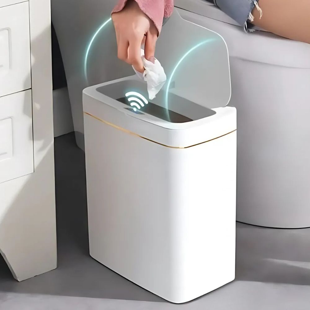 Automatic Smart Motion Sensor Garbage Trashcan | Discreet, Reliable & Easy to Install — Smart Security Made Simple