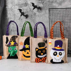 Halloween Treat Bag with Pumpkin Cat Witch and Skull Design | Designed for Happy, Healthy, Well-Loved Pets of Every Breed