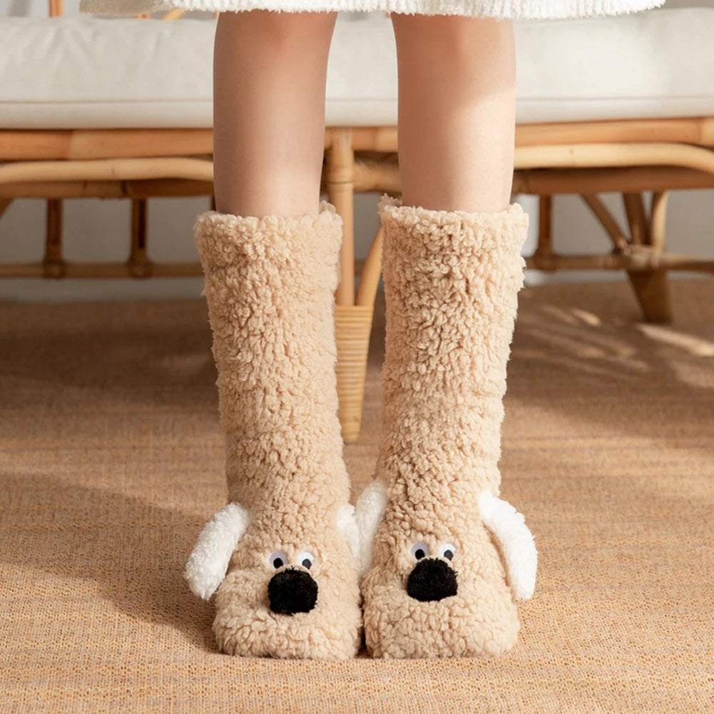 Cute Dog Fuzzy Socks Winter Leg Warmer | Trusted by Pet Owners — Safe, Easy to Use & Built to Last