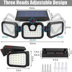 Motion Sensor Solar Light for Outdoor Use | Protect What Matters Most with This Intelligent Security Solution