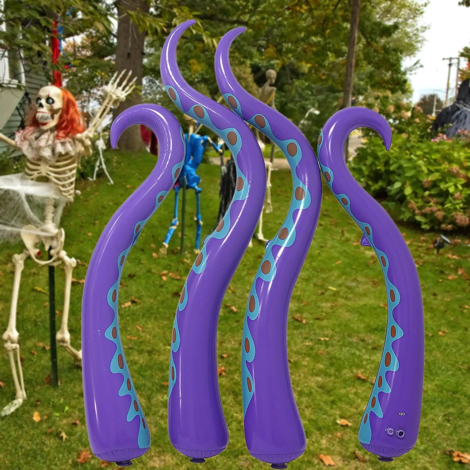 Giant Inflatable Octopus Tentacles Scary Halloween Decorations | Some Decorations Are Just Décor — This One Becomes Part of Your Tradition