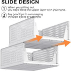 Stackable Plastic Drawer Closet Organiser | Modular Storage Drawers for Bedroom, Kitchen & Bathroom