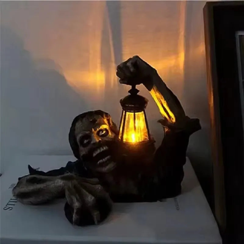 Scary Zombie Outdoor Halloween Decor with LED Light | Bring the Magic of the Season into Your Home with This Beautiful Piece