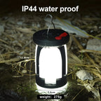 Solar USB Folding Leaf Camping Lantern | Waterproof Outdoor LED Light for Camping & Garden