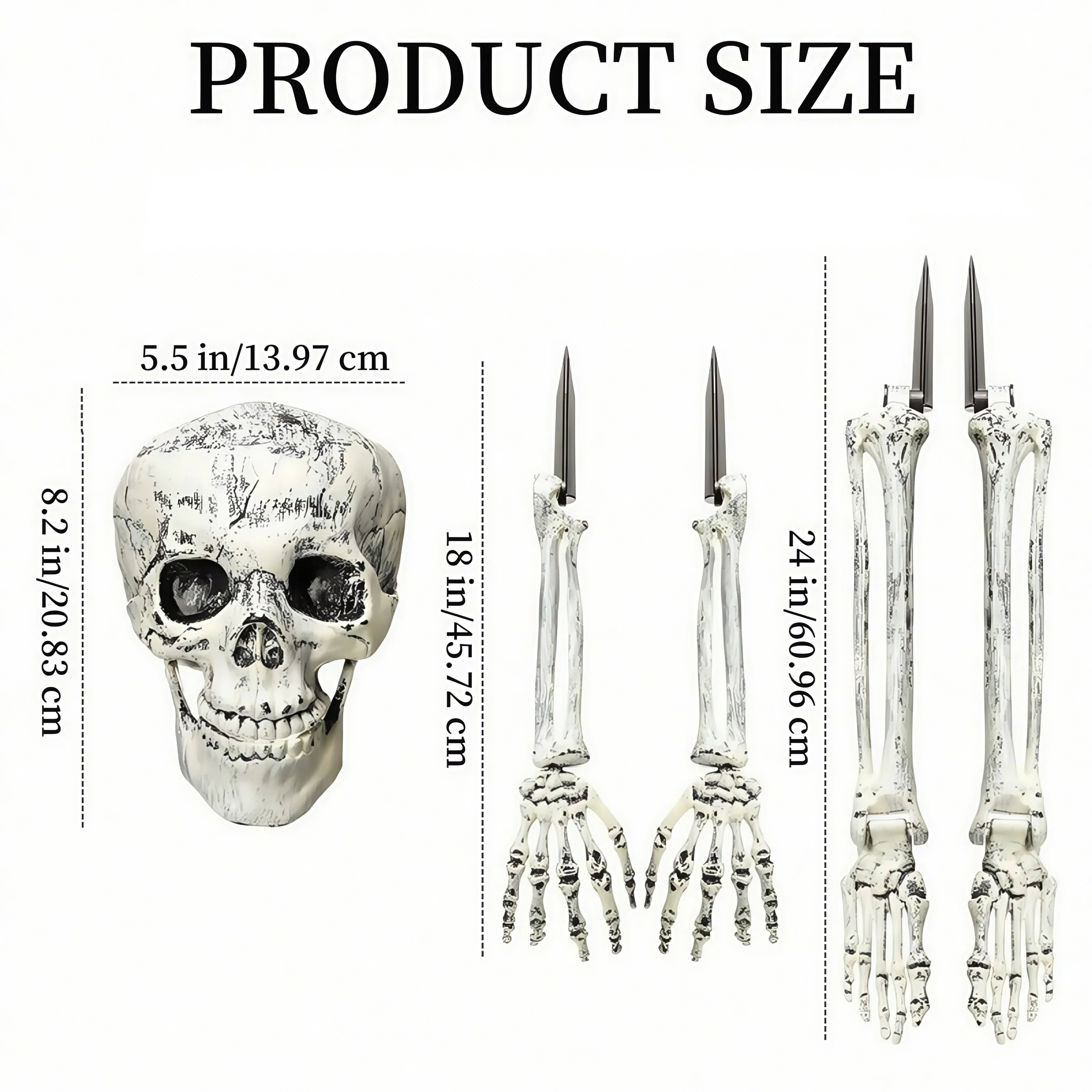 Spooky Skeleton Yard Decoration with Realistic Bones | Some Decorations Are Just Décor — This One Becomes Part of Your Tradition