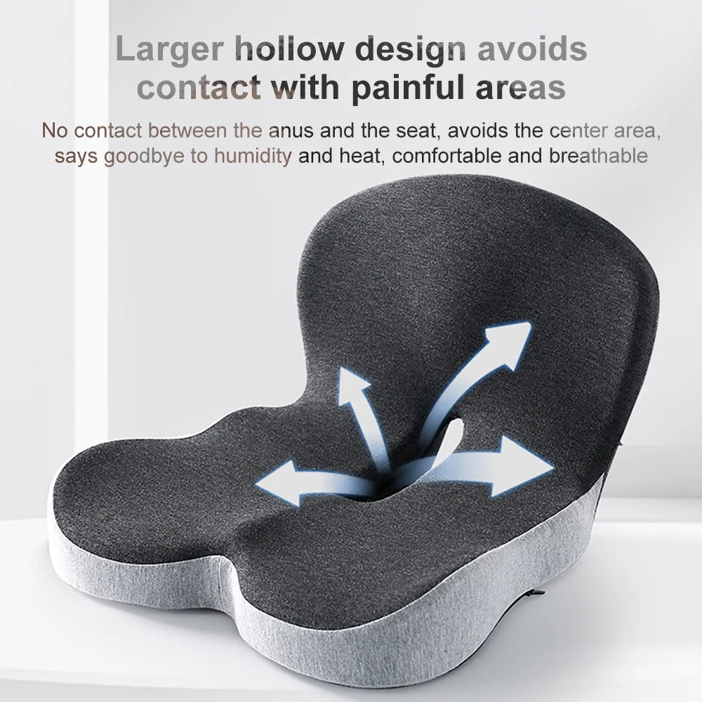 Memory Foam Lumbar Pillow Seat Cushion | Support Your Body, Reclaim Your Comfort & Move More Freely Every Day
