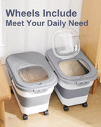 Foldable Large Capacity Food Storage Container | Collapsible Space-Saving Fridge & Freezer Box