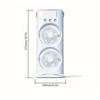 Double Head Portable Air Conditioner Fan | Deep-Conditioning Haircare for Soft, Healthy, Beautifully Glossy Hair