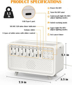 White Noise Machine with Humidifier and Night Light | Doctor-Recommended Support for Pain Relief, Recovery & Mobility