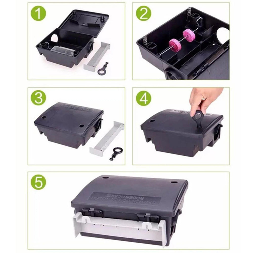 Professional Humane Mouse Trap for Indoor and Outdoor Use | Effortlessly Functional Home Essential for Clean, Organised Living