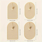 3-in-1 Wall Mounted Sisal Cat Scratch Pad | Space-Saving Scratching Post & Toy Holder for Cats