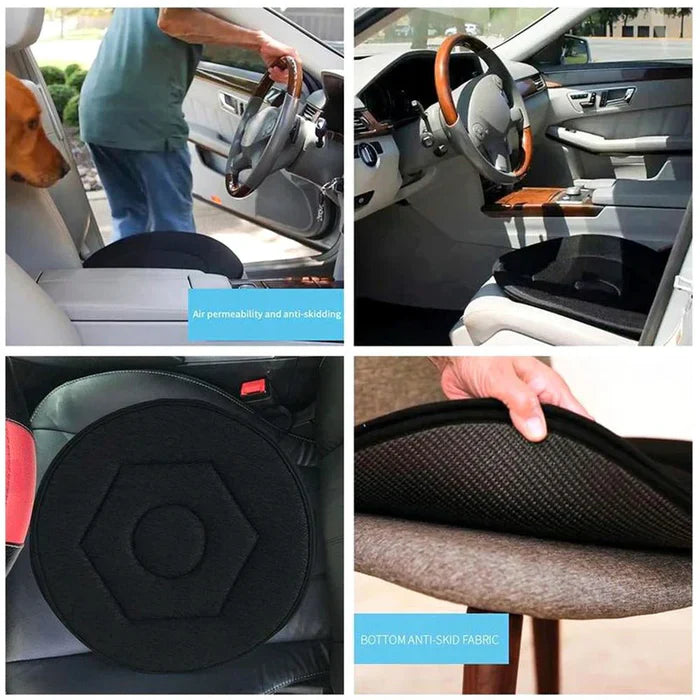 Rotating Seat Cushion, 360 Rotating Seat Cushion Pivot Disc Pad | Support Your Body, Reclaim Your Comfort & Move More Freely Every Day