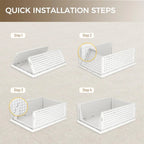 Stackable Plastic Drawer Closet Organiser | Modular Storage Drawers for Bedroom, Kitchen & Bathroom