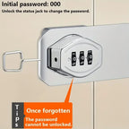 Secure Cabinet Lock with 3-Digit Combination Lock | Reliable Security You Can Trust — Smart Protection for Home & Family