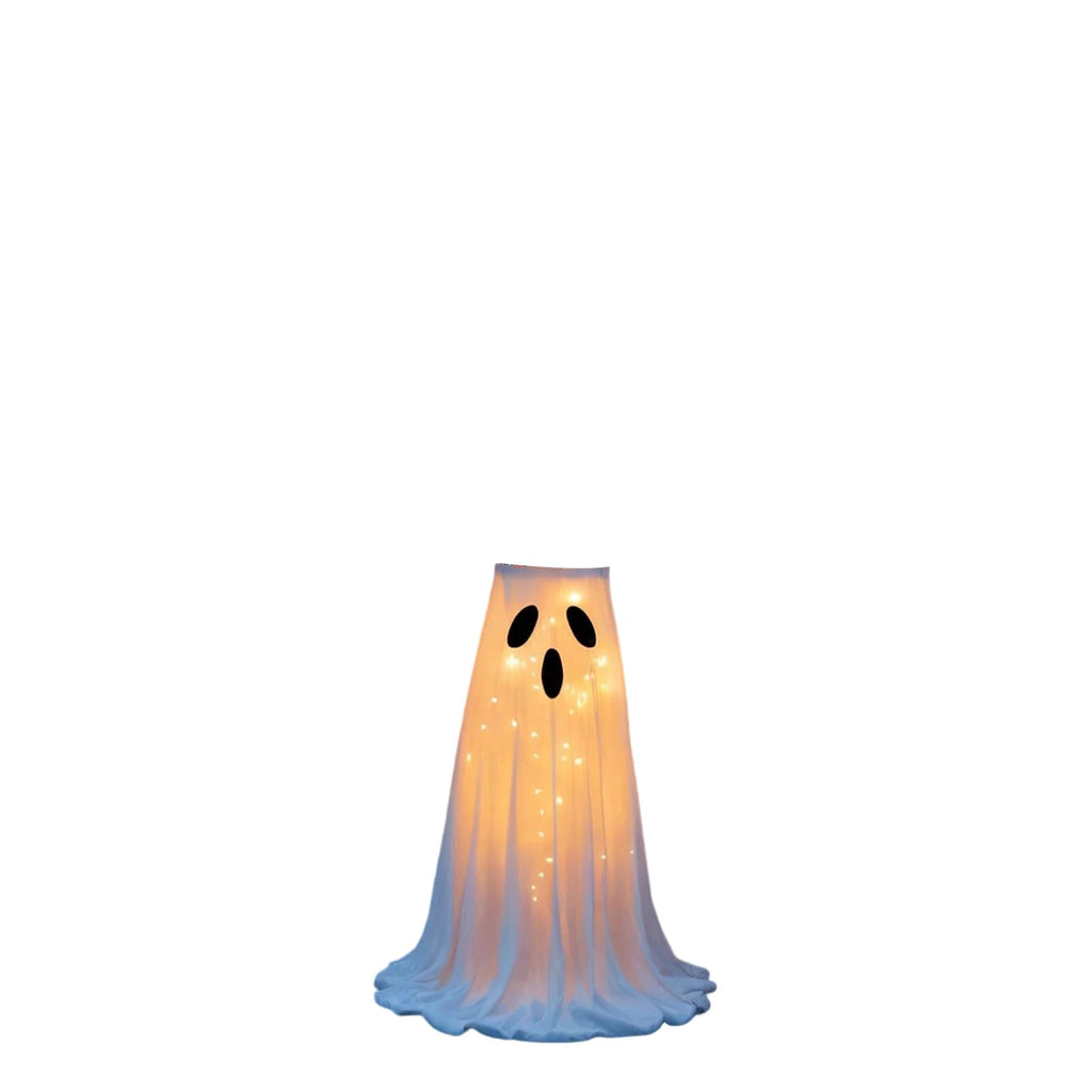 Lighted Halloween Candy Bowl Stand with Ghost Design | Bring the Magic of the Season into Your Home with This Beautiful Piece