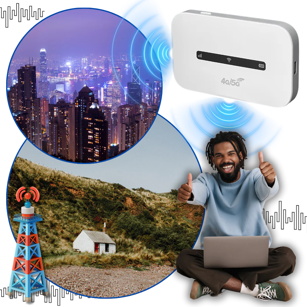 Ultimate Portable Wi-Fi | Cleverly Designed for Everyday Use — You'll Wonder How You Managed Without It