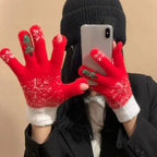 Fleece Lined Knit Fingerless Gloves | Convertible Mittens for Women — Warm Winter Warmers