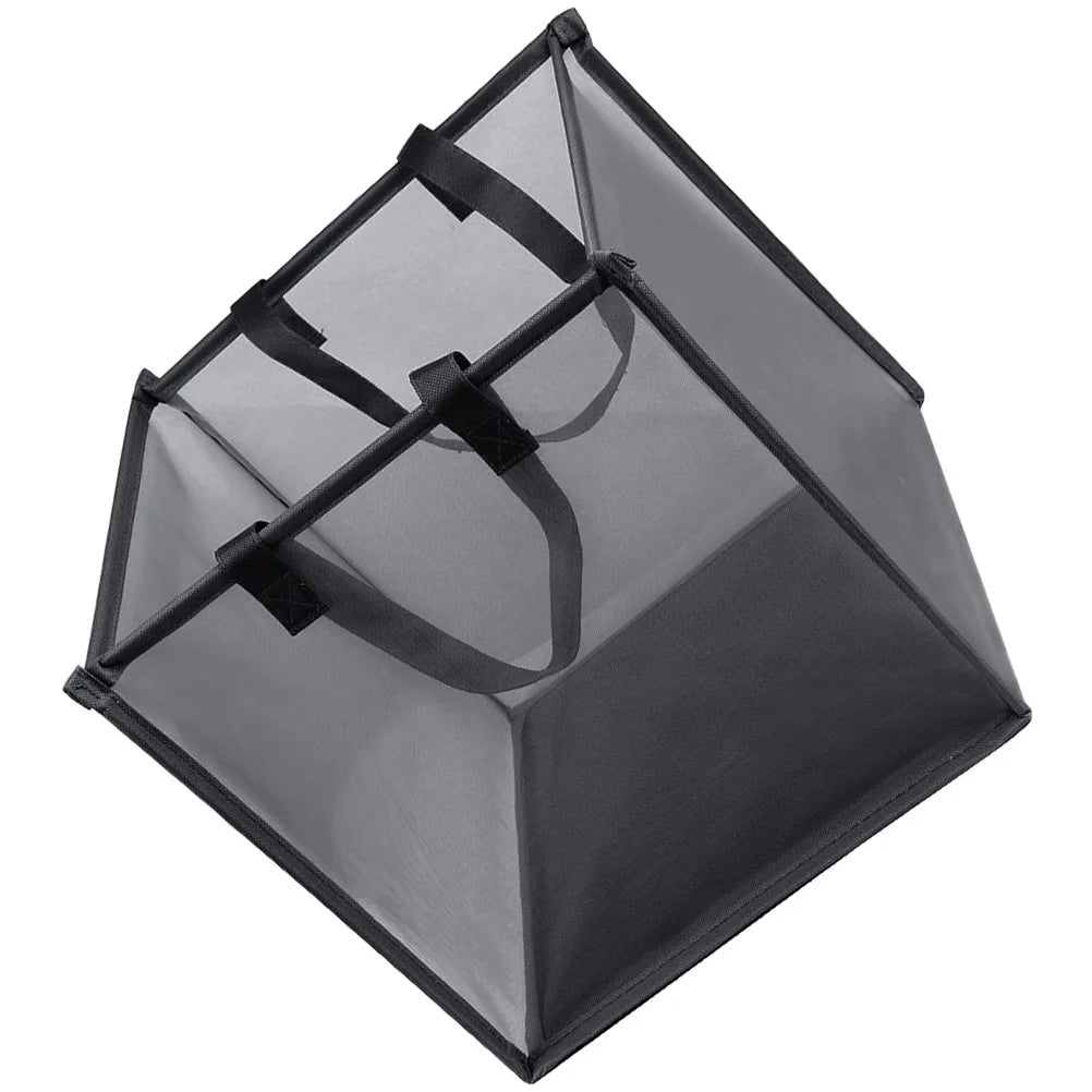 Foldable Mesh Laundry Hamper with Carry Handles | Large Capacity Collapsible Laundry Basket