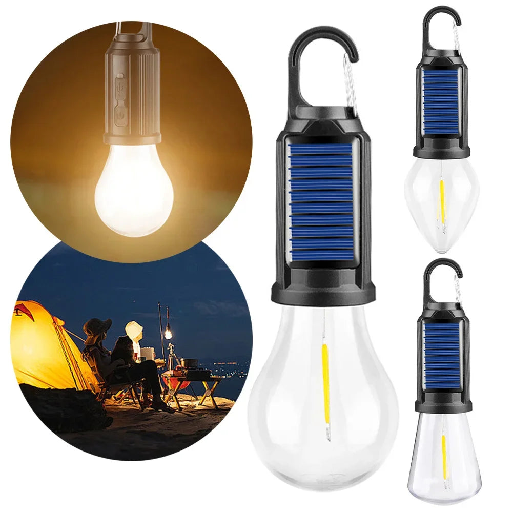 Solar Rechargeable Hooked Camping Light | Adventure-Ready Gear That Goes the Distance, Whatever the Conditions