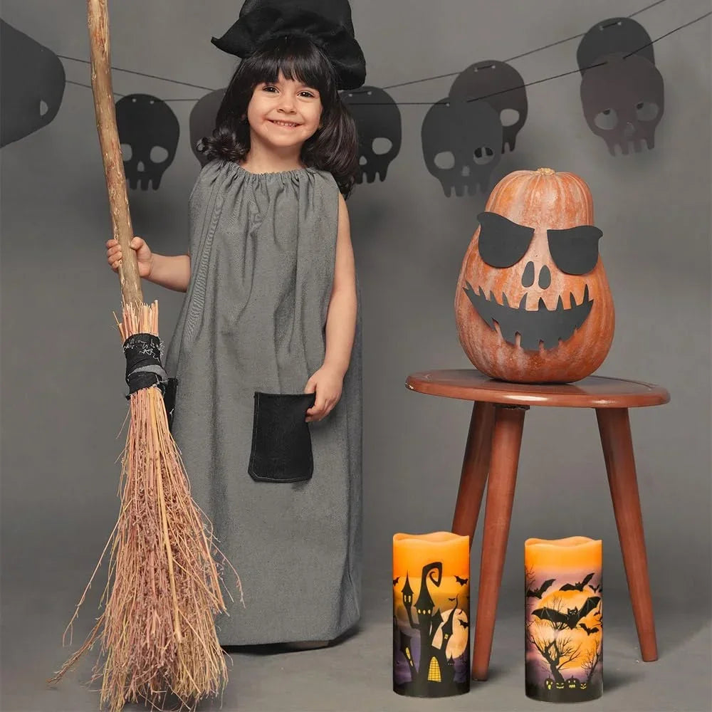 Halloween Flameless Candles Set | Some Decorations Are Just Décor — This One Becomes Part of Your Tradition