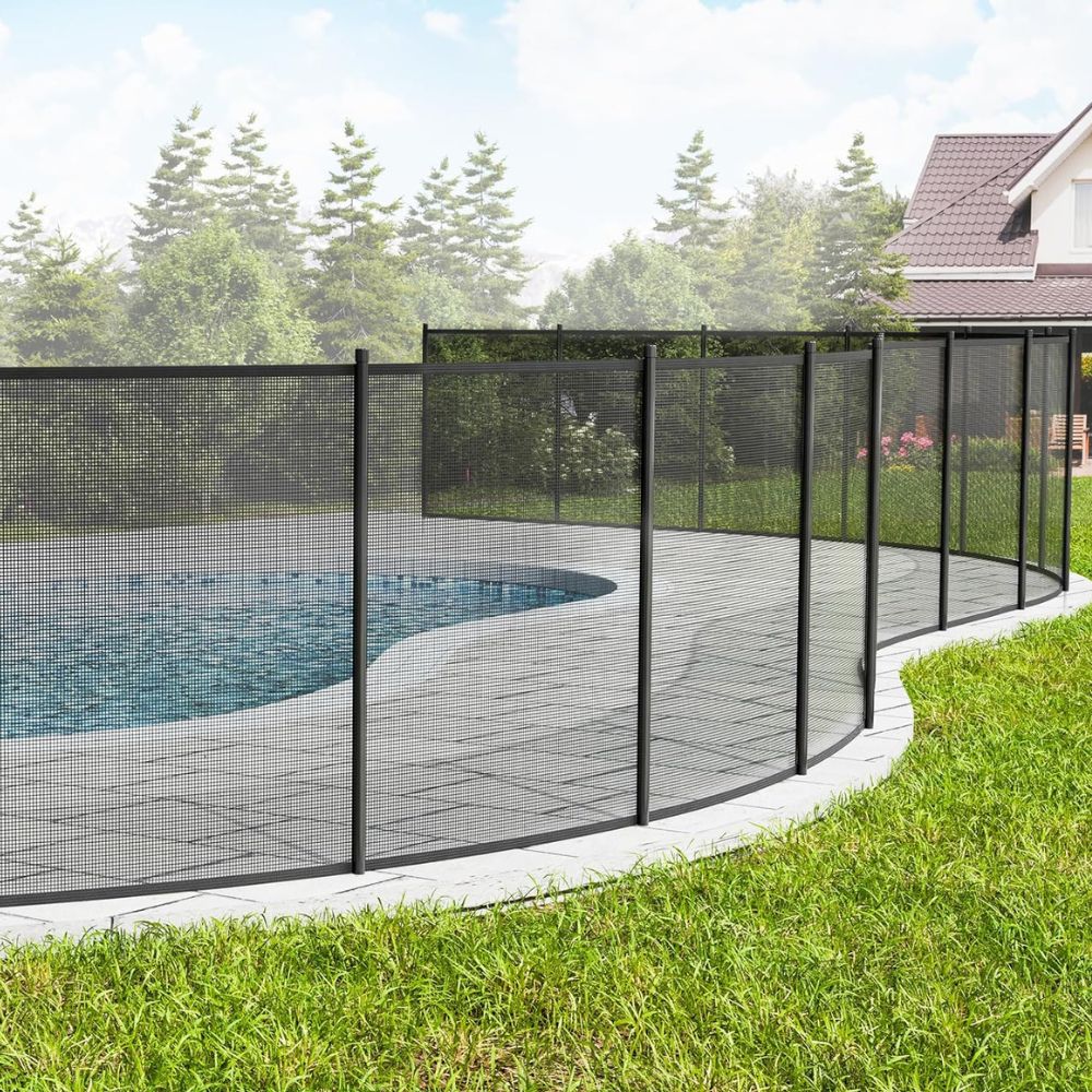 Removable Inground Swimming Pool Safety Fence | Hardy, Weather-Resistant & Beautifully Designed for Your Outdoor Space