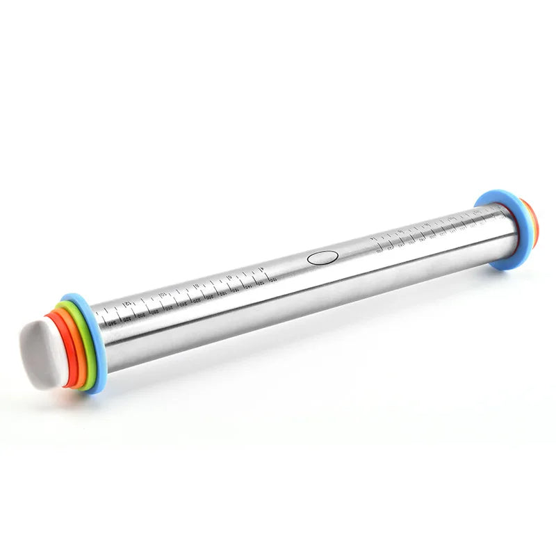 Adjustable Rolling Pin with Rings | Built for Busy Kitchens — Durable, Efficient & Incredibly Easy to Clean