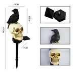 Halloween Skeleton Head Solar Light | The Perfect Seasonal Touch for Your Home — or as a Thoughtful Gift