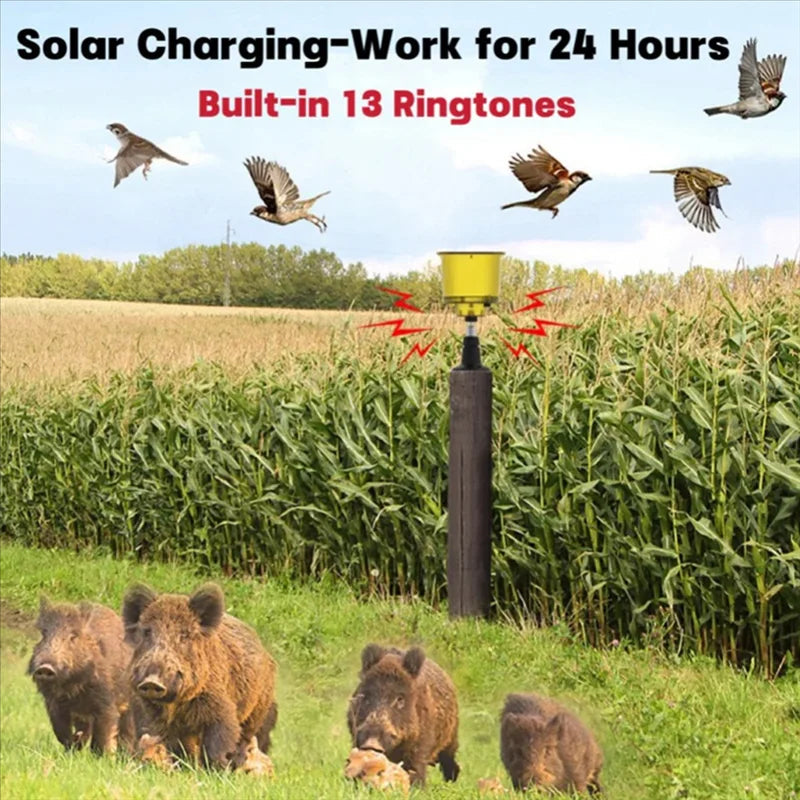 Solar Bird Repeller with Sound and Light | Make Your Garden Beautiful, Functional & the Envy of the Neighbourhood