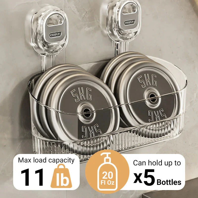 Multipurpose Suction Cup Storage Rack | Compact, Stylish & Incredibly Useful — An Everyday Home Must-Have
