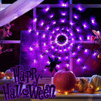 Halloween Spider Web Decoration with Lights | Some Decorations Are Just Décor — This One Becomes Part of Your Tradition