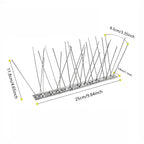Outdoor Stainless Bird Repeller Spikes | Premium Outdoor Essential for Garden Lovers — Built to Last Outdoors