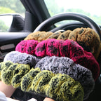Plush Winter Car Steering Wheel Cover | Soft Furry Non-Slip Universal Fit