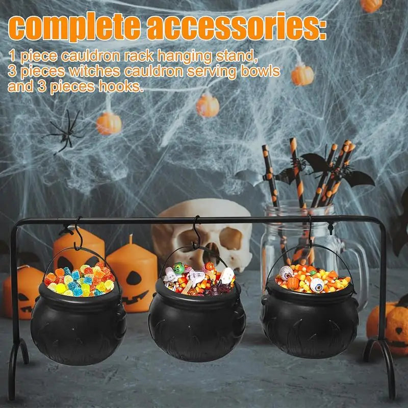 Witch Cauldron Candy Bowl Halloween Decoration Set | Some Decorations Are Just Décor — This One Becomes Part of Your Tradition