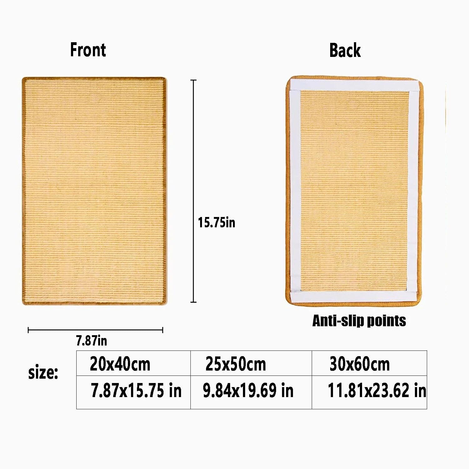 Sisal Cat Scratcher Board Mat for Furniture and Play | Premium Pet Care — Safe, Durable & Trusted by Pet Owners Everywhere