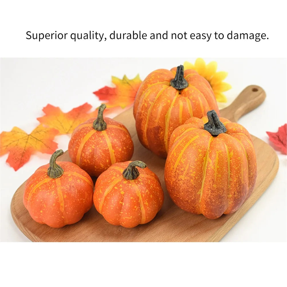 Realistic Fake Pumpkins Halloween Decor | Festive, Charming & Built to Create Magical, Lasting Seasonal Memories