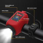 Electric Bike Horn and Front Light | Built for Adventure — Durable, Reliable & Ready for Anything Outside