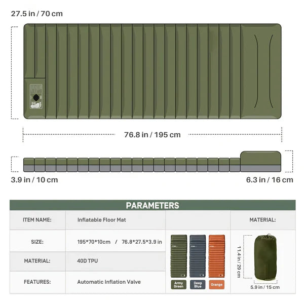 Camping Inflatable & Portable Mattress | From Park Walks to Wild Camping — Outdoor Equipment You Can Trust