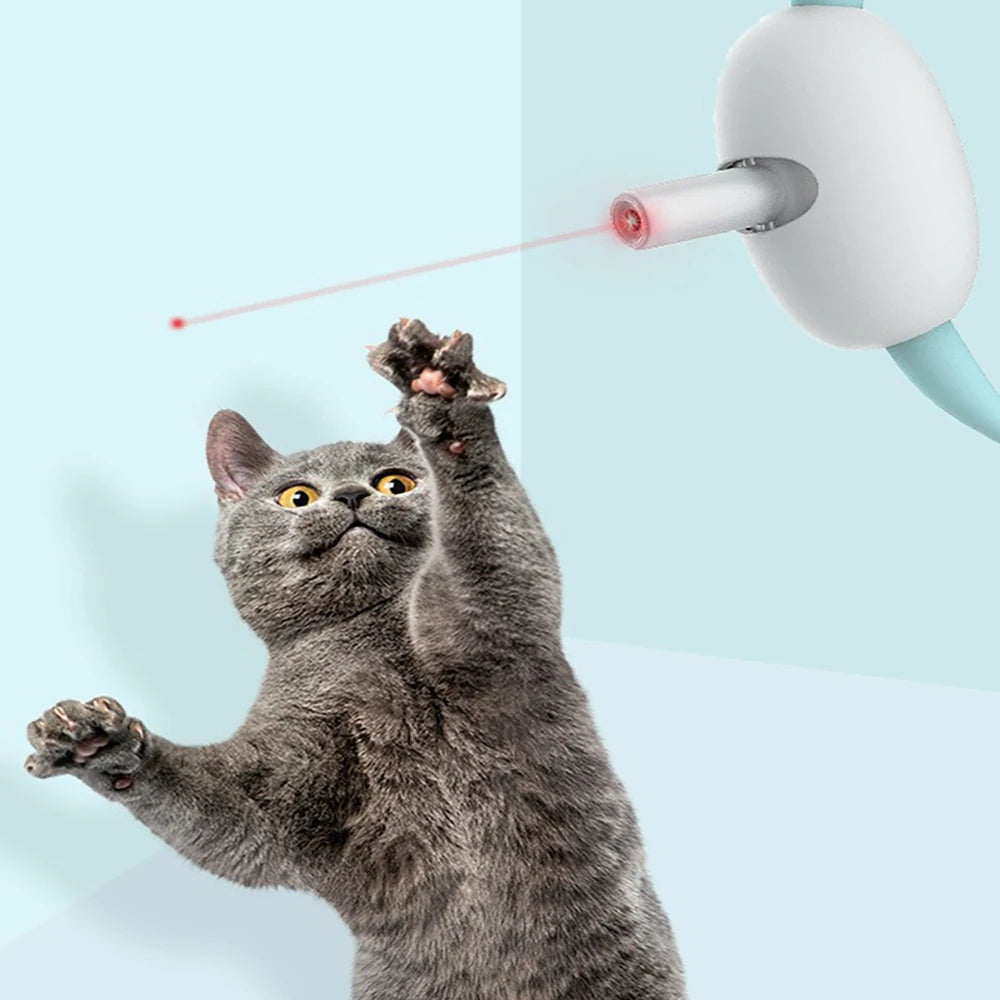 Interactive Laser Cat Collar with USB Charging | Automatic Self-Play Laser Pointer for Cats