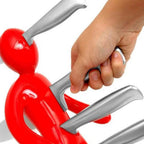 Creative Humanoid Kitchen Knife Holder Set | Sculptural Knife Block for Worktop Storage & Style