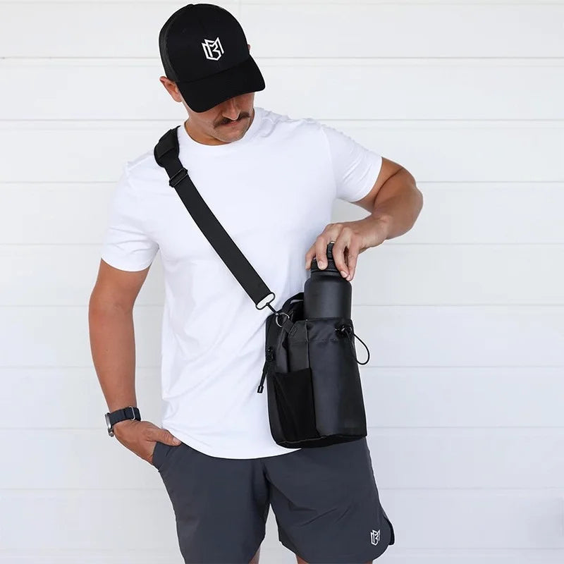 Magnetic Multi-Way Water Bottle Holder Bag | Fitness Running & Gym Bottle Carrier Pouch