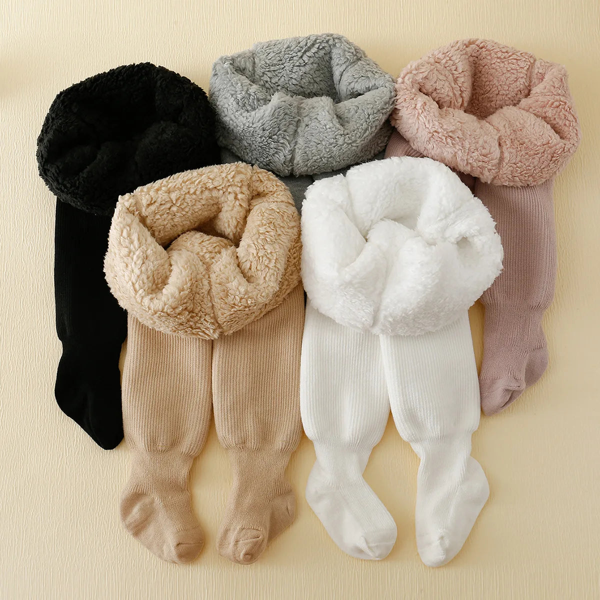 Kids Winter Fleece-Lined Leggings | Warm Thermal Leggings for Girls — School & Everyday